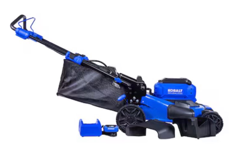 kobalt gen4 40-volt, (1) 6 ah 20-in push lawn mower battery walk mower, 