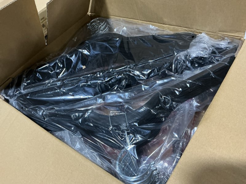 Condition photo showing New/Like New for smartor black velvet hangers 50 pack, non slip clothes hangers with shoulder notches, premium slim space saving felt hanger for closet organizers and storage, heavy duty hanger for coat 50 pack black
