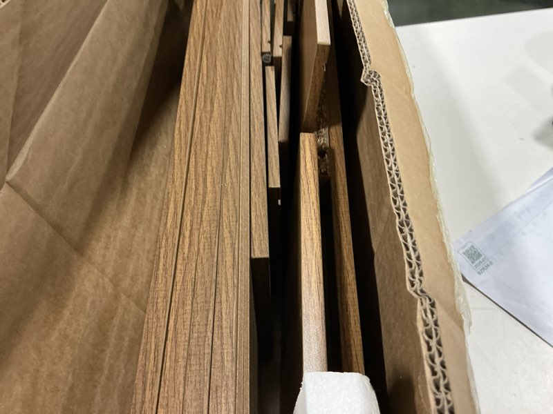 Condition photo showing Good Condition for SoBuy Bathroom Narrow Storage Cabinet Skinny Tall Unit with Adjustable Shelves Slender Anti-Tipping Floor Standing Cupboard, Natural BZR34-PF