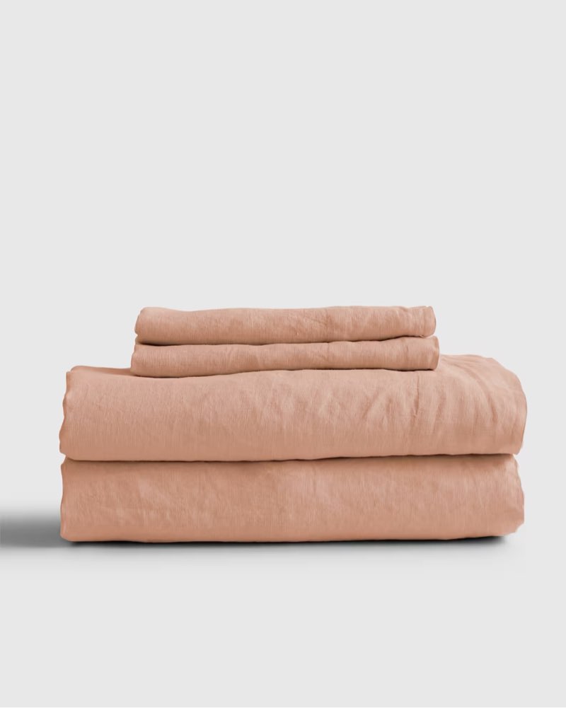 Quince European Linen Sheet Set king 