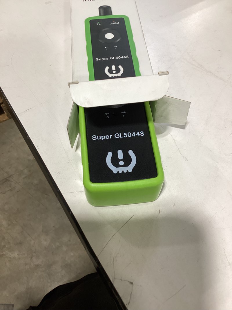 Condition photo showing Good Condition for vxdas 2in1 tpms relearn tool super gl50448 for gm and ford with model switch button,tire pressure sensor monitor reset activation for buick/cadillac/chevrolet/gmc/lincoln 2025 edition(green)