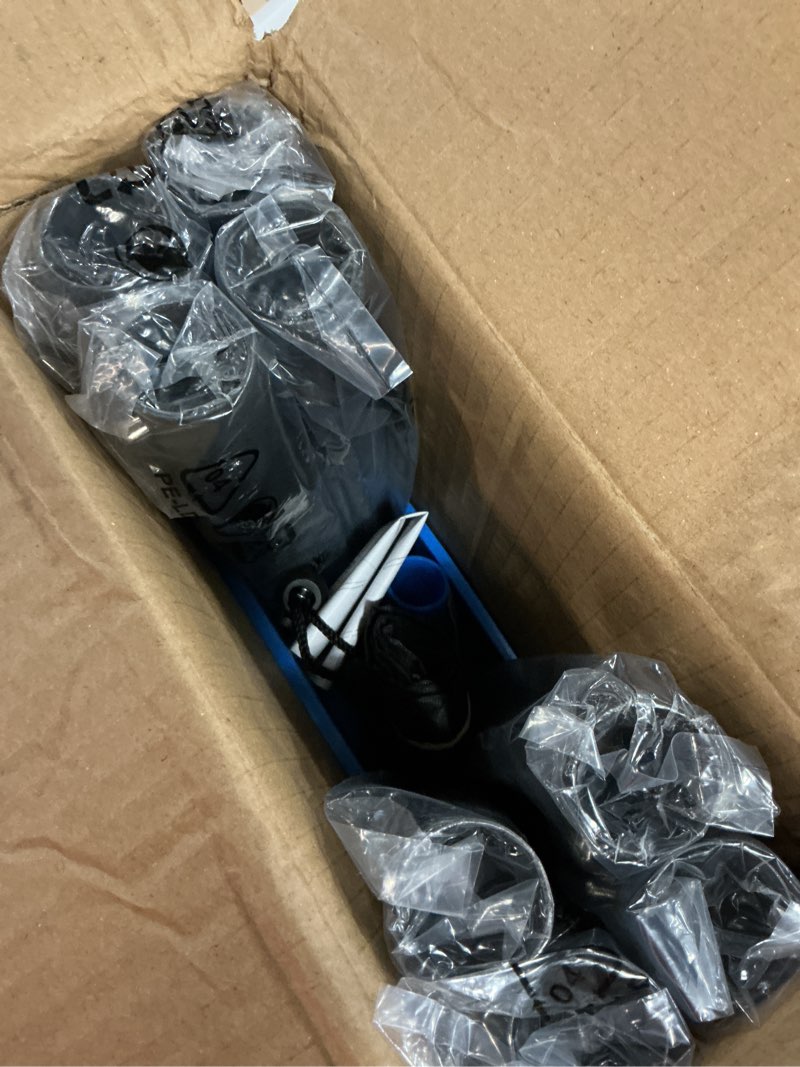 Condition photo showing New/Like New for windproof boat cover support pole system 2 pcs with 8 adjustable heights telescoping steel furniture cover support poles 18"-57" with straps storage bag