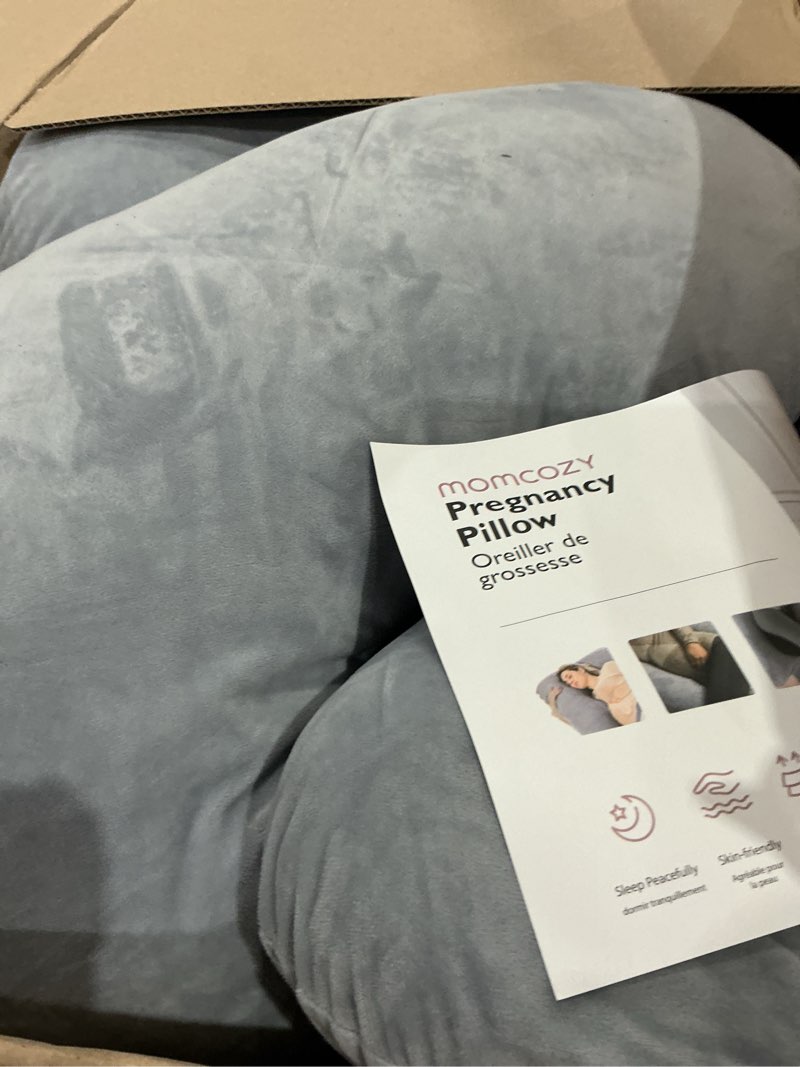 Condition photo showing Good Condition for momcozy pregnancy pillow for sleeping - u shaped full body maternity pillow | removable cover, support for back, legs, belly, hips for pregnant women, side sleeper, pregnancy gifts & essentials, 57 inch