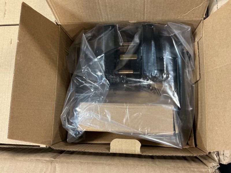 Condition photo showing New/Like New for plustool 6 pack matte black door handles interior, keyless interior door knobs, privacy door locks for bedroom bathroom, heavy duty square door lever locksets, reversible for left&right handled doors matte black privacy(with lock) 6