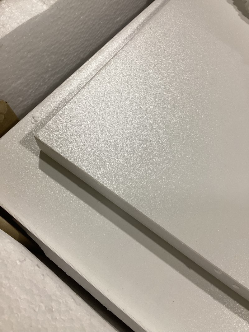 Condition photo showing Good Condition for 2-Tier Storage Bench, Shoe Bench with Thickened Padded Seat Cushion, Entryway Bench with 4 Doors, Adjustable Shelf, 13.8" D x 45.3" W x 18.5" H, for Entryway, Living Room, Bedroom, White White 45.3"