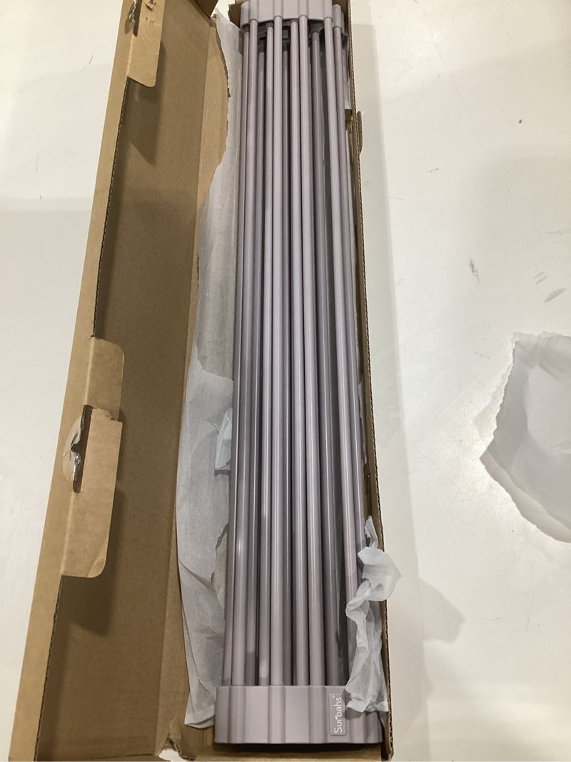 Condition photo showing Good Condition for surpahs 20.5 x 13.1 inch roll-up dish drying rack, fits across sink openings up to 19.5 inches, heavy-duty premium silicone, strong support, non-slip, heat-resistant, warm gray 20.5" x 13.1"