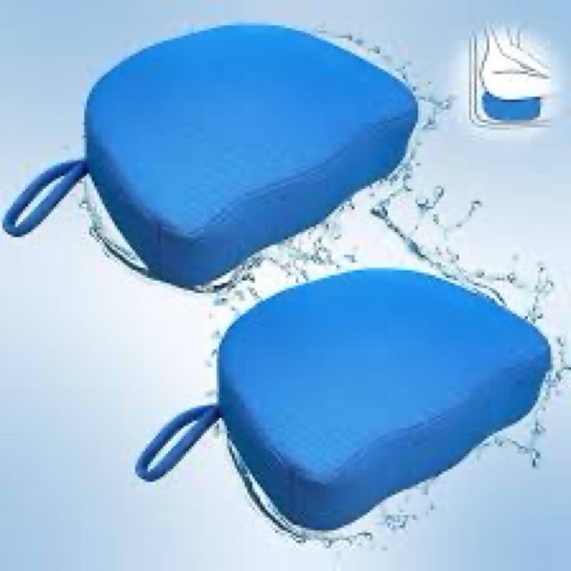 hot tub booster seat for adults, quick-drying portable cushion with weighted module for quick sinkin