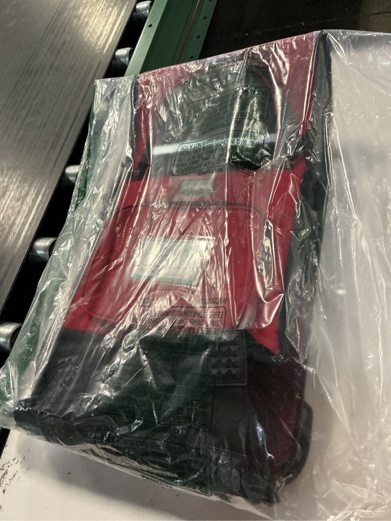 Condition photo showing Good Condition for petami dog backpack carrier for small large cat, pet, puppy, ventilated pet hiking backpack travel bag, airline approved cat backpack carrier, camping biking dog bag up to 18lbs pet, red
