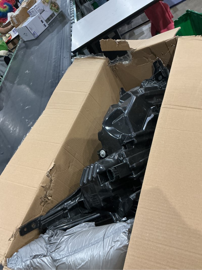 Condition photo showing As Is for huray halogen headlight assembly fit for nissan altima 2019-2022 lh projector headlamp w/o bulbs oe style replacement for ni2502265 left driver side halogen model lh(driver side)
