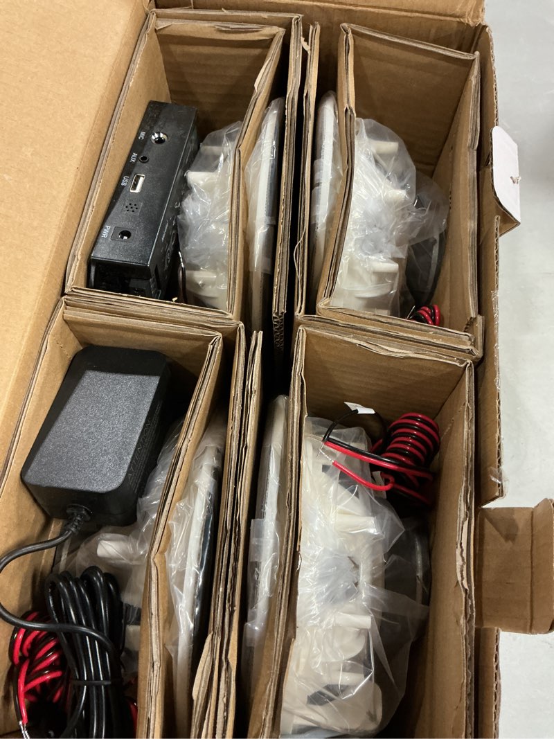 Condition photo showing Good Condition for herdio 6.5" 600 watts bluetooth ceiling speakers wireless home recessed speaker system suitable for indoor,kitchen,home theater,bedroom,office,covered patio?4 speakers?