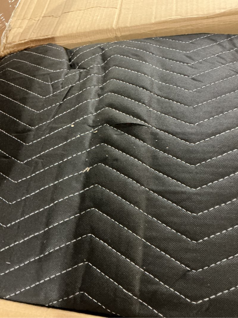 Condition photo showing As Is for tudomro 2 pcs sound dampening blanket soundproof blanket grommeted general indoor or outdoor use (72 x 78 inches)