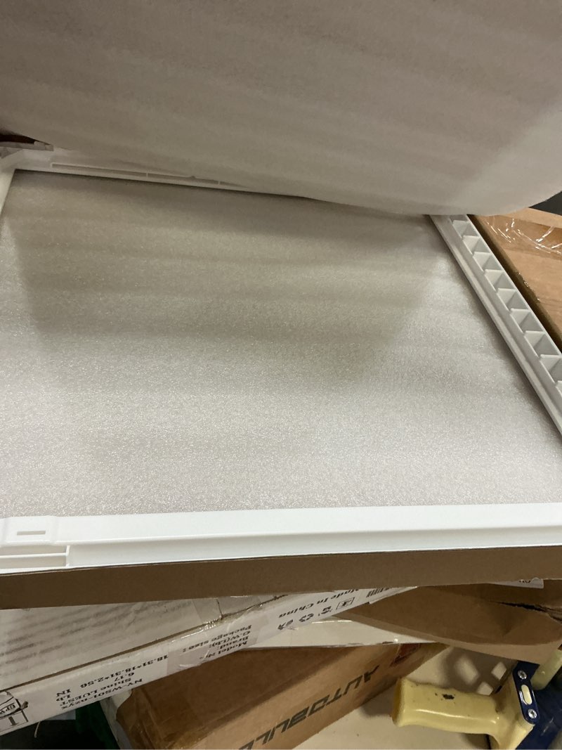 Condition photo showing Good Condition for 241969501 refrigerator shelf frame replacement for frigi-daire refrigerator fghs2631pf4a ffss2615te0 ffss2615ts0 lfss2612te0 lfss2612tf0 shelf frame without glass by fetechmate - thick abs food-grade
