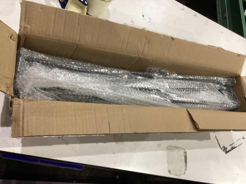 Condition photo showing As Is for Hairpin Table Legs 28 inch – Set of 4 Metal Desk Legs Industrial Style Heavy Duty Steel Furniture Leg with Feet Protectors for Coffee Table/Side Tables/End Table/Nightstands/Bench/Stool DIY (Black) 28 Inch Legs