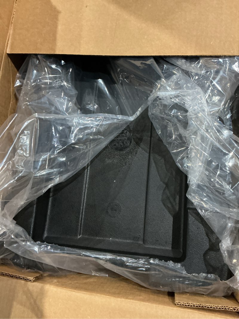 Condition photo showing As Is for carlisle foodservice products cateraide front loading insulated food pan carrier, for storage and transport of food, 5 pan capacity, 25.25" x 24.25" x 17", 1 count, black black 5 pan capacity