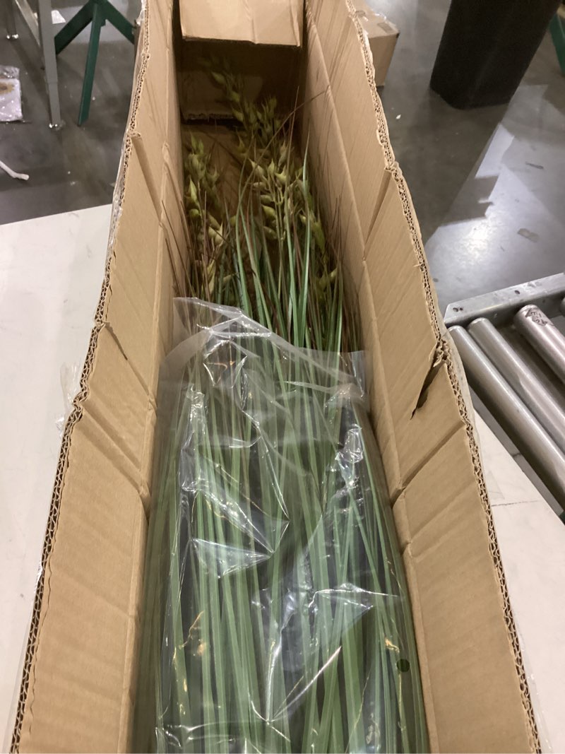 Condition photo showing Good Condition for Artificial Plants Artificial Wheat Grass Faux Plants Artificial Grass Plant Fake Green Plants Tall Fake Plants Tall Suitable for Indoor Home Decor Outdoor Porch Terrace Decor?47In 1PCS Ymc-120cm 1pcs