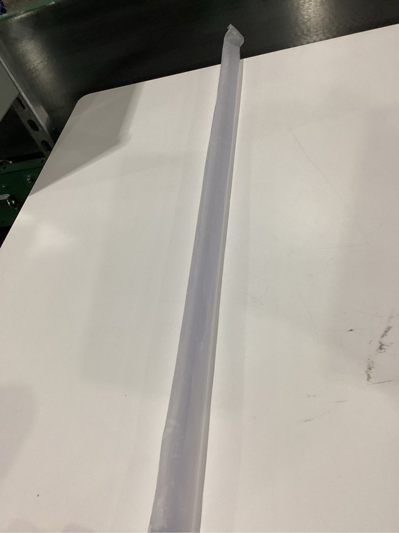 Frameless Shower Door Bottom Seal Shower Sweep with Drip Rail for 3/8" Glass,36" Long, Vinyl, Clear