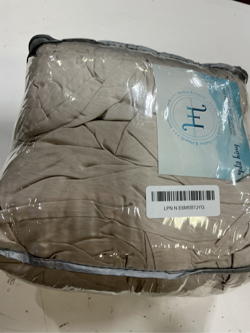 Condition photo showing Good Condition for hearth & harbor bed sheets, luxury soft 6 piece bed sheet set extra deep pocket fitted sheets fits m