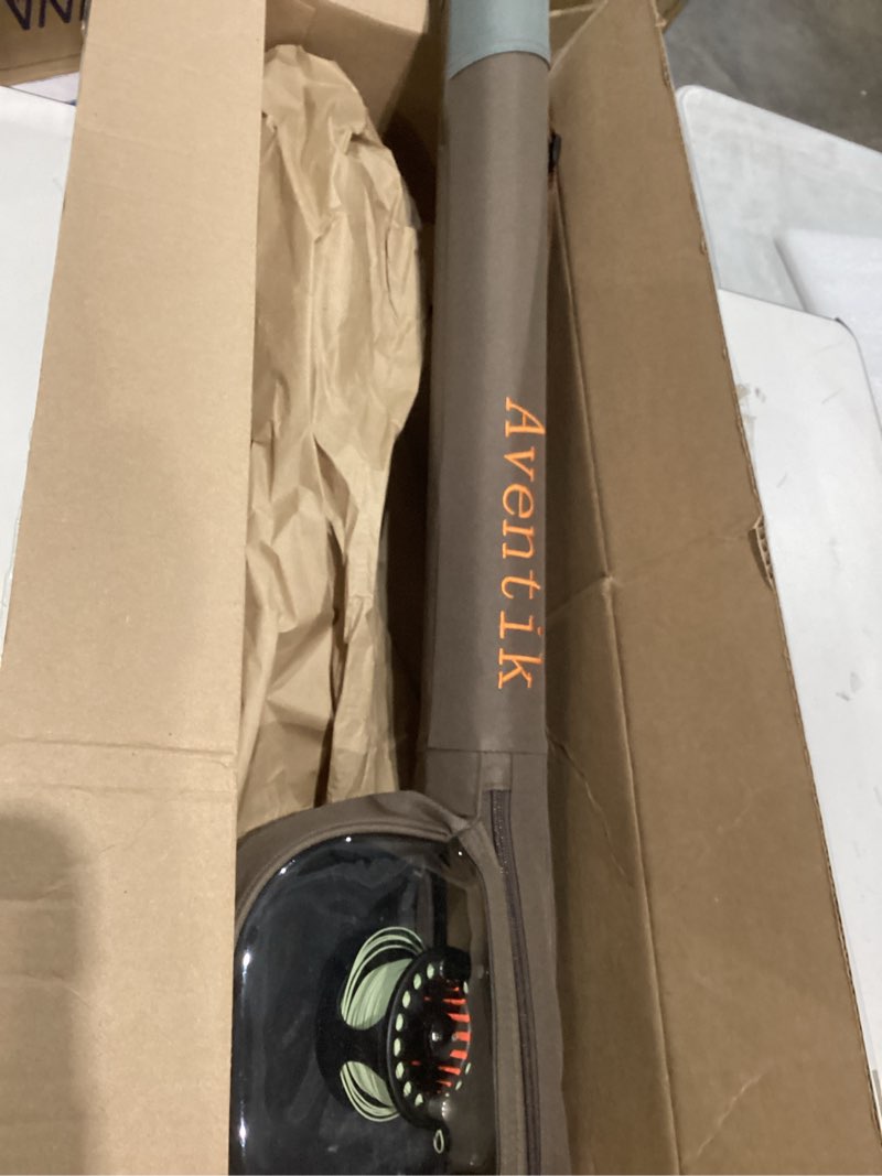 Condition photo showing Good Condition for aventik extreme fly fishing combo kit 0/1/2/3/4/5/6 weight starter fly fishing rod and reel kit outfit with one travel case 8'1'' lw3/4 fly rod kit