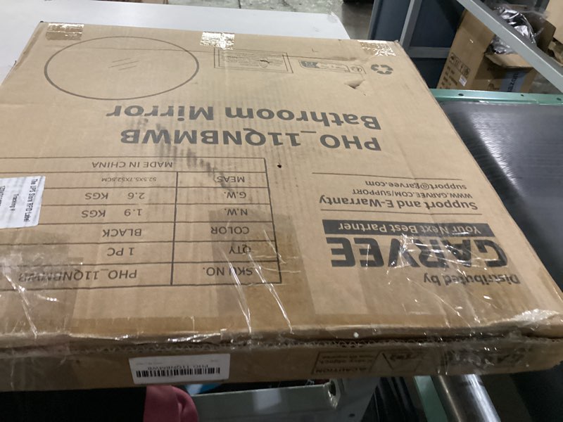 Condition photo showing New/Like New for GarveeHome Round Miror, 18 in Small Aluminum Alloy Frame Circle Mirror, High Definition Eco-Friendly