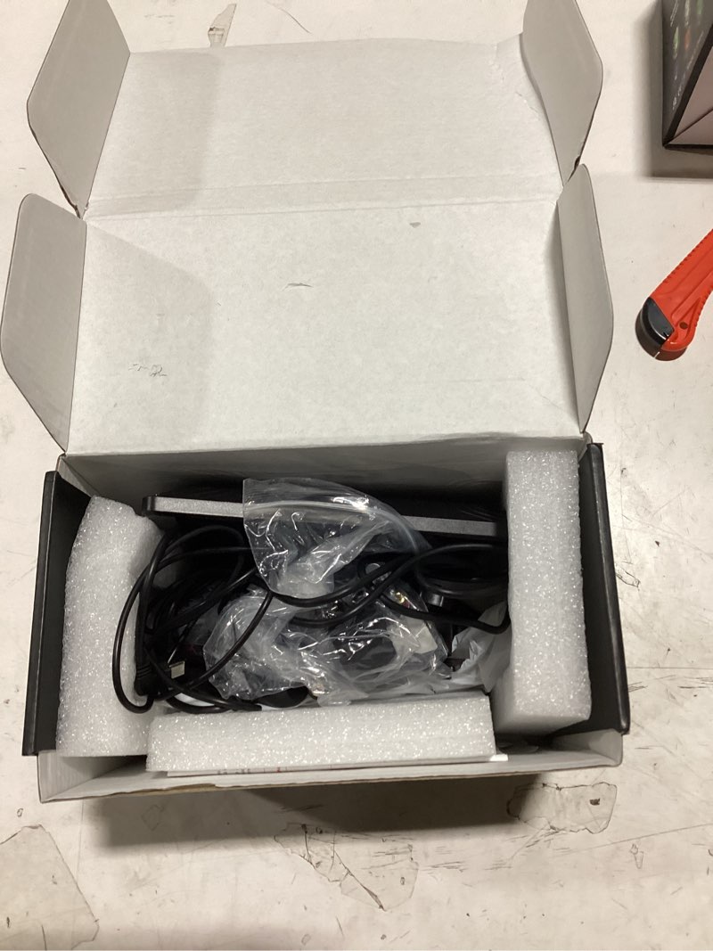 Condition photo showing As Is for portable wireless carplay car screen carplay, 7" touchscreen for car with apple car play & android auto backup camera/mirror link/voice control/bluetooth/gps/aux/fm all vehicle