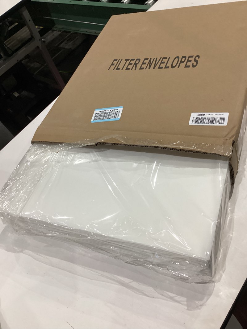 Condition photo showing New/Like New for fryer filter paper 105-pack?18.5x20.5 inch envelope style with 1.5 inch hole? filter for cooking oil,direct use on oil filter cart,commercial deep fryer use in restaurants,food trucks, kitchen,cafe