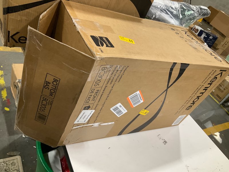 Condition photo showing As Is for Kenmore BC3005 Pet Friendly Lightweight Bagged Canister Vacuum Cleaner with Extended Telescoping Wand, HEPA, 2 Motors, Retractable Cord, and 4 Cleaning Tools, Blue