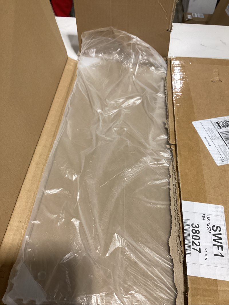 Condition photo showing New/Like New for JAMBALAY 20"x16" Tempered Glass Cutting Board for Kitchen, Large Glass Cutting Board with Non-Slip Feet, Glass Chopping Board, Heat Resistant, Scratch Resistant, Dishwasher Safe 20"L x 16"W
