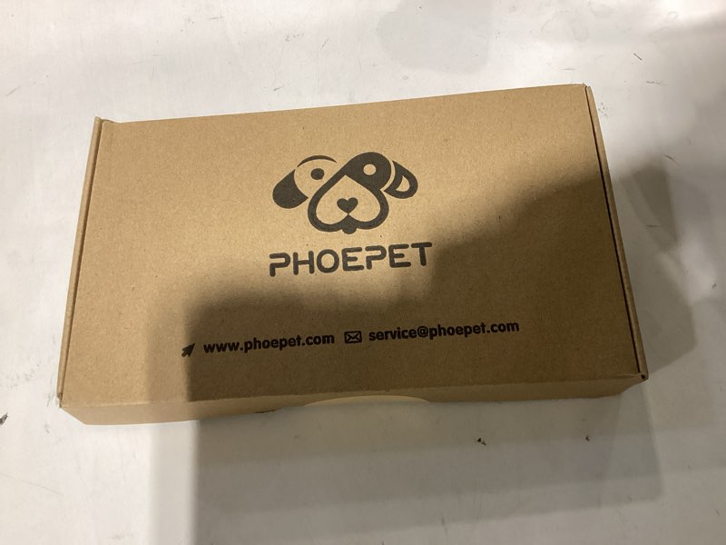 Condition photo showing As Is for phoepet no pull dog harness reflective adjustable vest with a training handle, name id pocket, 2 metal leash hooks, 3 snap buckles [easy to put on & take off](s, baby blue) small baby blue