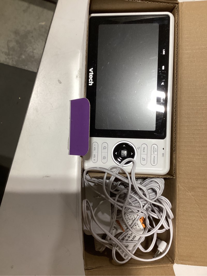 Condition photo showing As Is for VTech 2-Cameras Smart WiFi Baby Monitor with 1080p FHD Camera and 5" HD IPS Screen, Free App with Motion Video, Sound/Motion Detection and Notifications, Split-Screen, Pan-Tilt-Zoom: VM901-2HD
