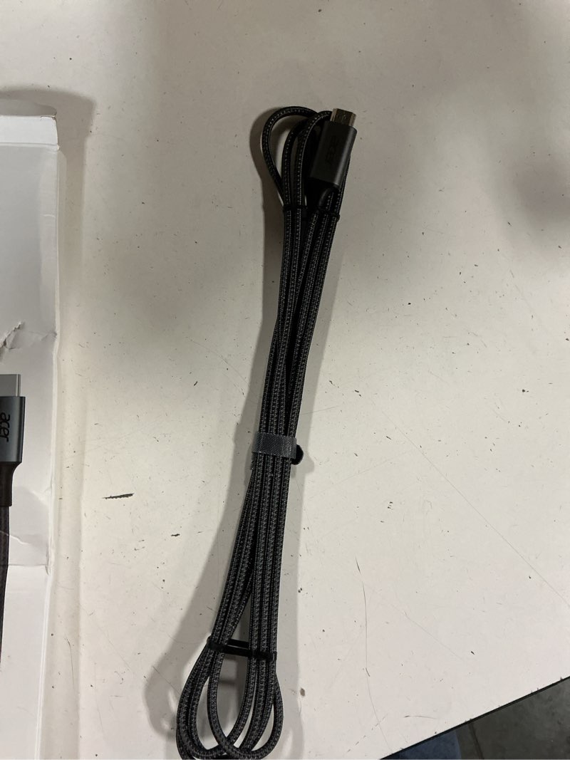 Condition photo showing Good Condition for acer usb c to hdmi cable for home office 6.6ft (4k@60hz), thunderbolt 4/3 compatible, high-speed type c to hdmi 2.0 braided cord for macbook neo, iphone 17/16 pro/max, ipad pro, galaxy s25, surface