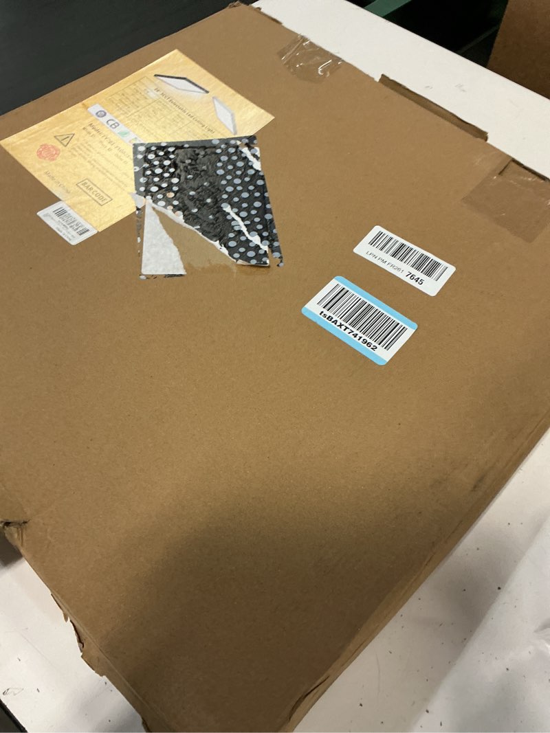 Condition photo showing Good Condition for 20 inch square led flush mount ceiling light, 50w, 5000lm 3000k/4000k/6000k cct selectable, large square led flat panel ceiling light fixture for bedroom,kitchen,living room (black 1pk) black square-20inch-1pk