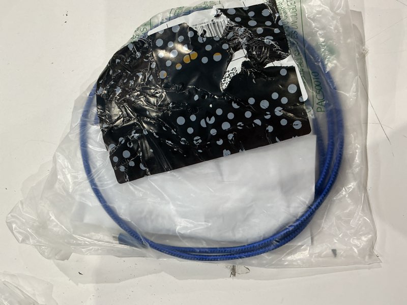 Condition photo showing As Is for faracent usb c extension cable (10gbps), usb 3.2 type c male to female extension charging sync for iphone 17 16 15 pixel psvr2 macbook air pro/new ipad dell xps surface book 6ft blue 6ft*1 blue 1