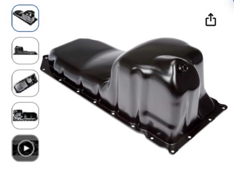 dorman engine oil pan compatible with select dodge / ram models