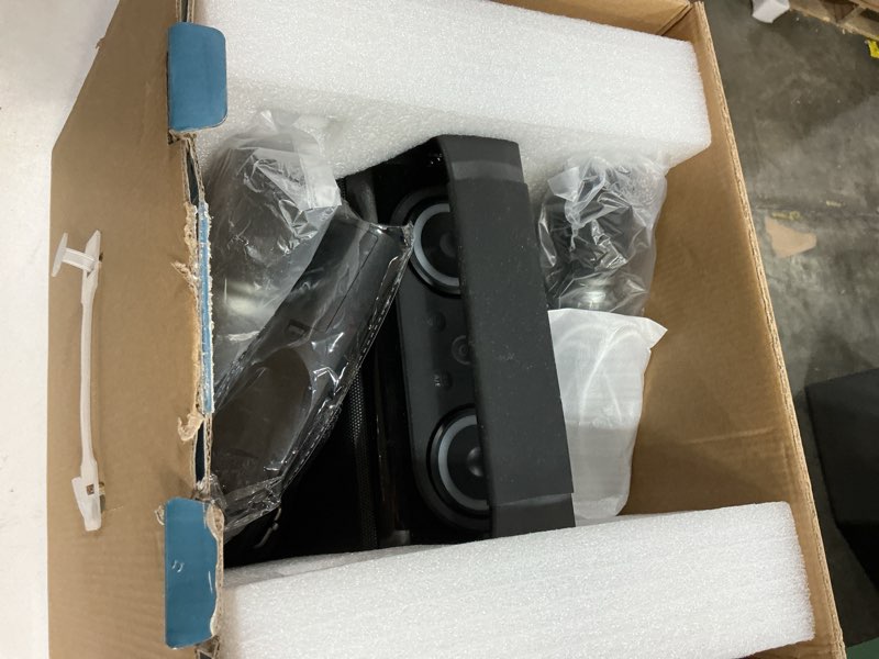 Condition photo showing Good Condition for Rechargeable Karaoke Party Speaker(100W) with 2 Wireless Microphones for Adults and Kids,18000mAh,LED Light Show,HD Sound,Deep Bass,Support Recording/Bluetooth/AUX/USB/TF Play for Home,Tv,Beach,Travel