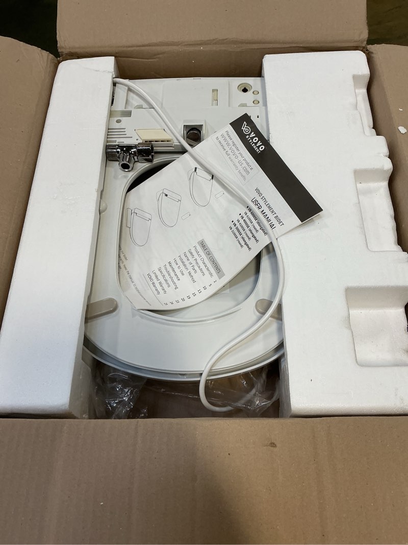 Condition photo showing As Is for VOVO STYLEMENT TCB-8100N Smart Toilet for bathrooms, Elongated One Piece Toilet with Soft Close Lid, Auto Dual Flush, Heated Seat, Made in Korea