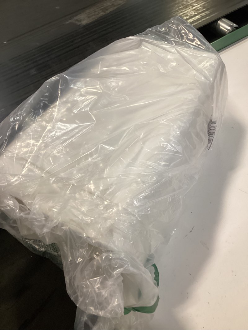 Condition photo showing As Is for n. netdot 3 pack (2 of 4 gal & 1 of 2.6 gal) small trash can with lid,bathroom garbage can with pop-up lid,waste basket for bathroom,kitchen,bedroom,powder room,craft room,office,college (off white) 4gal x2 & 2.6gal off white