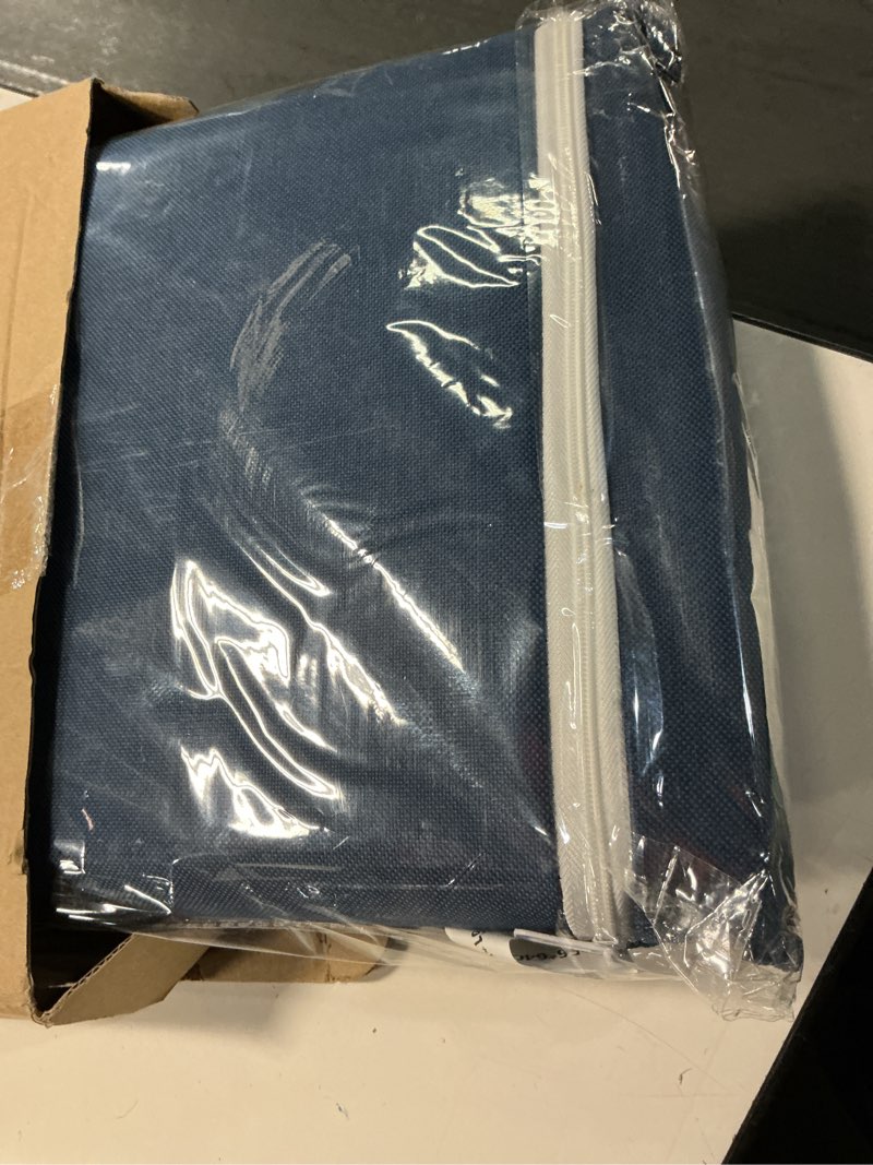 Condition photo showing New/Like New for 2 pcs boat seat covers waterproof 600d oxford pontoon captain chair covers, fabric folding cover resistant accessory for outdoor marine dust resistant 24" l x 22" w x 25" h classic