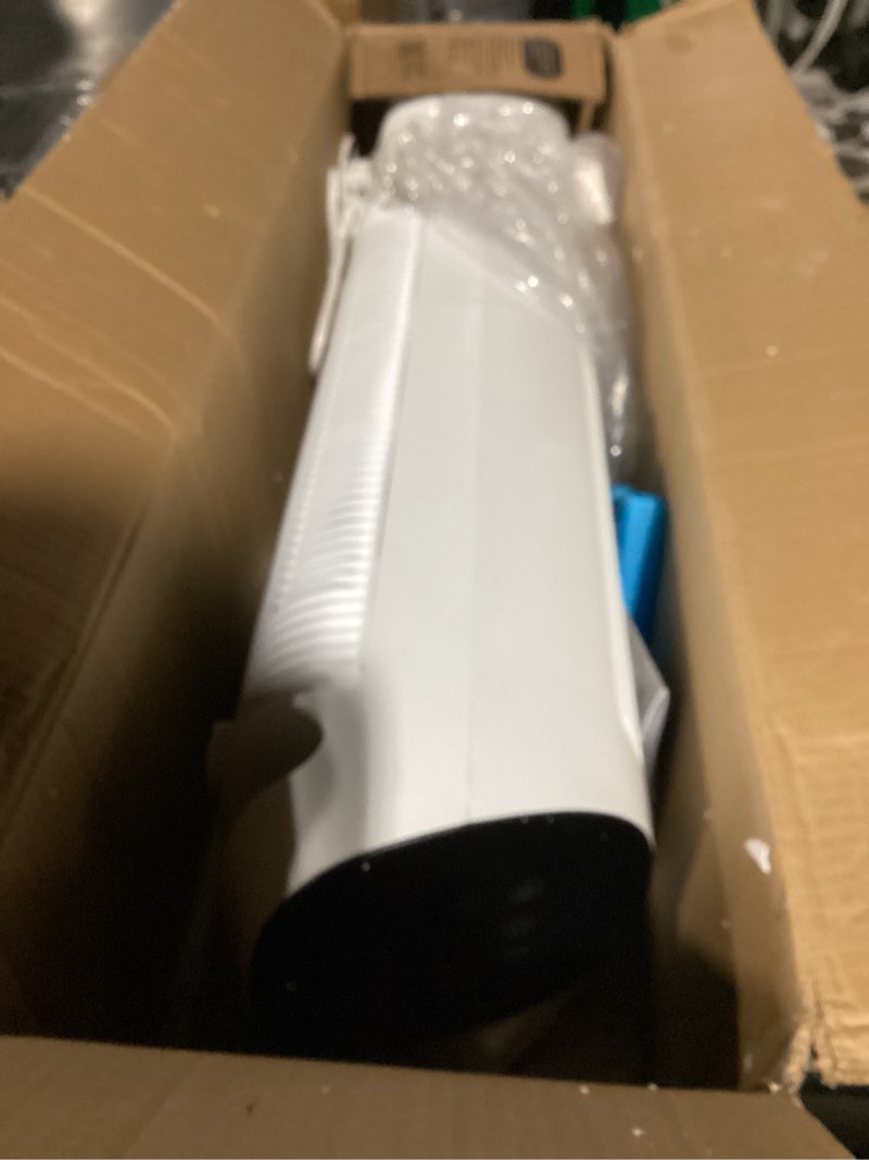 Condition photo showing Good Condition for dreo evaporative air swamp cooler, 40” standing fans that blow cold air, 80° oscillating bladeless cooling fan for bedroom, removable water tank, ice packs, remote control, 4 speeds, 7h timer, white