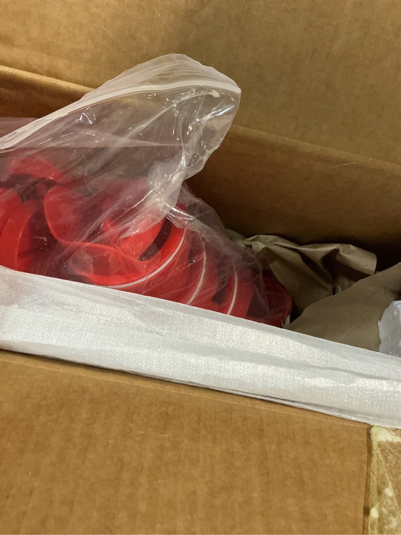 Condition photo showing Good Condition for 95 lb Chicken Feeder with 10 No-Waste Ports – Extra-Large Galvanized Metal Poultry Feeder with Adjustable Height Heavy-Duty Stand – Outdoor Feed Box for Chickens, Ducks & Geese