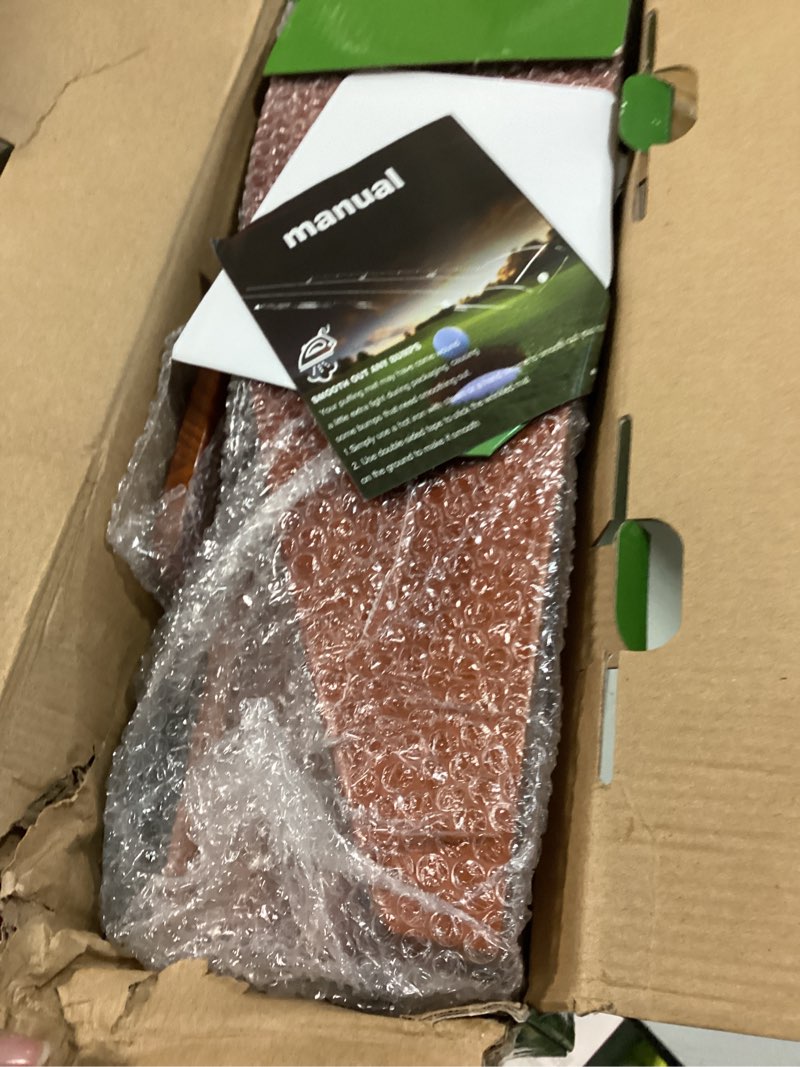 Condition photo showing Good Condition for youczon putting green indoor,golf putting mat with auto ball return,premium crystal velvet surface, practice putting mat, perfect training aid & gift for golf lovers christmas green two holes