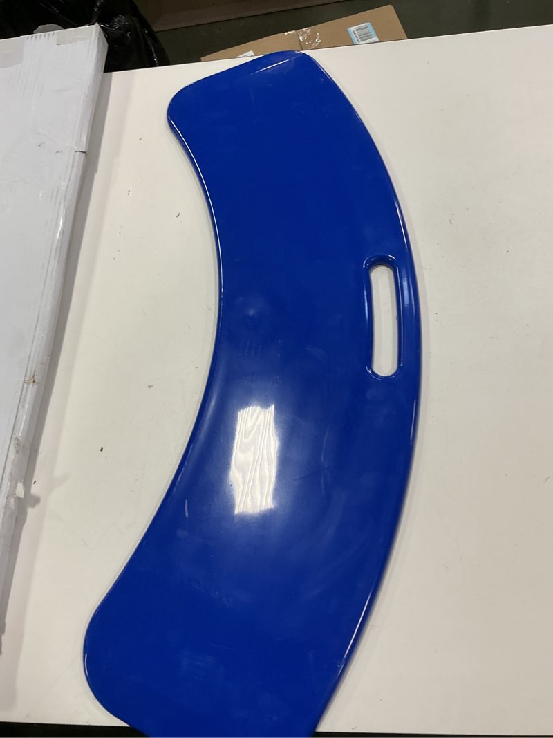 Condition photo showing As Is for YHK Sliding Transfer Boards, Sliding Boards Transfer to Wheelchairs, Seniors from Bed to Chair, Car, Slide Assist Device, Sliding Boards Hold up to 440 lbs, with Slide Sheet 16"x24" (Blue) Slide Transfer Board with 16*24 Slide Sheet Blue