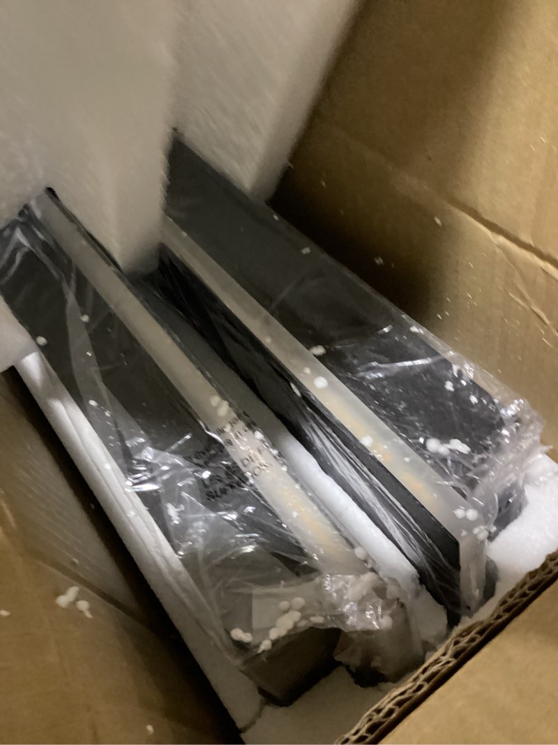 Condition photo showing Good Condition for edishine upgraded 2 pack 39.4" led outdoor wall light, linear modern exterior lighting fixtures, adjustable brightness & color temperature, ip65 waterproof, long exterior wall sconce for garage, door 39.4 in contemporary
