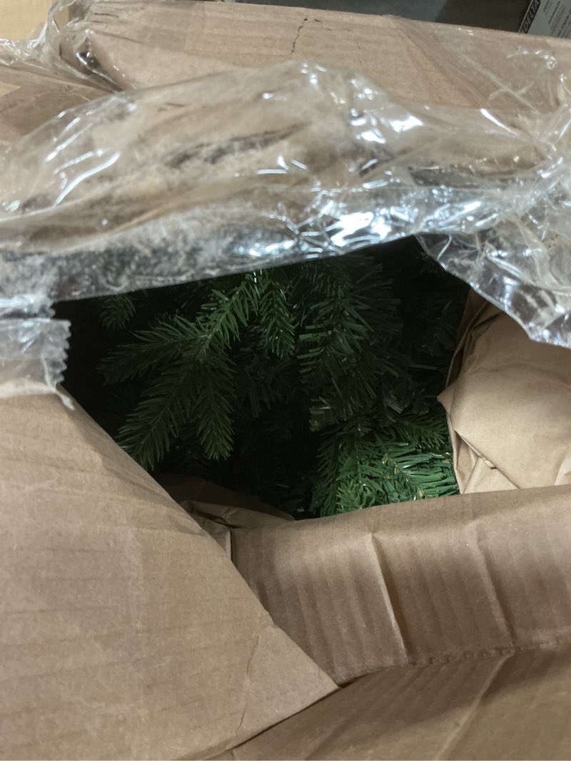 Condition photo showing Good Condition for 7 FT Artificial Christmas Tree with 1971 PE&PVC Mixed Branch Tips, Unlit Hinged Premium Spruce Fake Xmas Trees, Green, Foldable Base 7ft