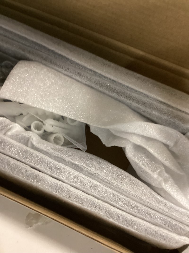 Condition photo showing Good Condition for floating shelf brackets 8 inch, heavy duty wall shelf bracket 6 pack for shelves support, hidden metal l brackets with mounting hardware (1/5'' thick) 8inch black 6 pack
