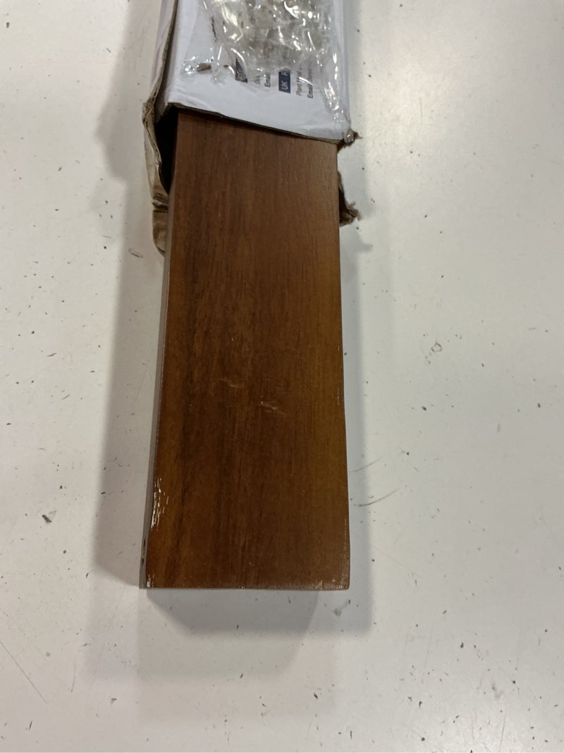 Condition photo showing Good Condition for magnetic knife holder for wall, 23 inch knife magnetic strip no drilling with 2 hooks, walnut wood magnetic knife holder, powerful magnet knife holder for knives, utensils and tools, usrk08