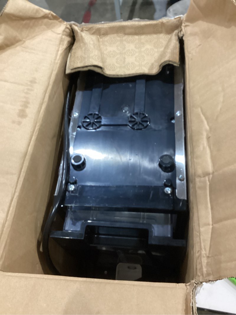 Condition photo showing As Is for ecozy nugget ice makers dispenser 40 lbs per day pebble sonic ice machine countertop, touch-free ice, self-cleaning, mistalo drop slim for home kitchen office