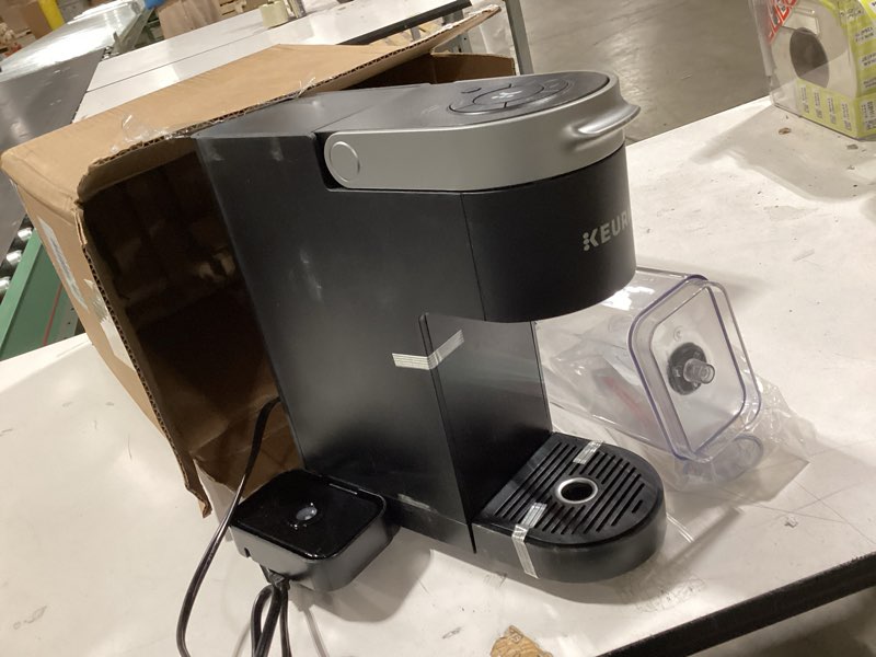 Condition photo showing As Is for Keurig K-Supreme Single Serve K-Cup Pod Coffee Maker, MultiStream Technology, 4 Brew Sizes, 66oz Dual-Position Removable Reservoir, Black Black Coffee Maker