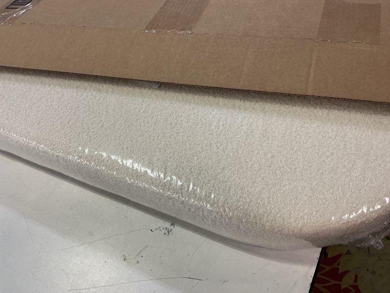 Condition photo showing Good Condition for 30 Inches Ottoman with Storage,Bedroom Bench with Storage, Ottoman Foot Rest for Living Room,30" L x 15" W x 15" H-White 30.1"D x 15"W x 15"H White