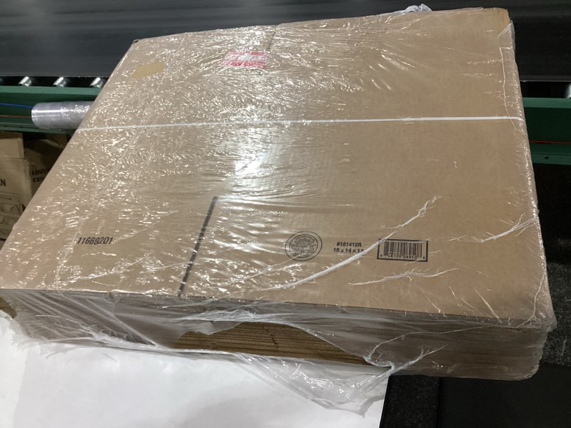 Condition photo showing New/Like New for *similar to stock* 20 - pack medium cardboard moving boxes 18x14x12 32 ect with handles