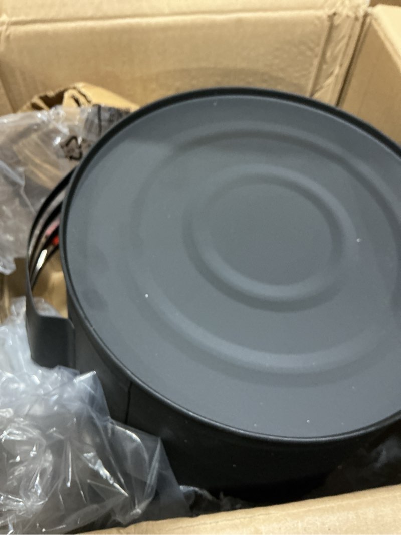 Condition photo showing Good Condition for Hisencn Ash Bucket with Lid and Shovel, 5.15 Gallon Large Galvanized Metal Coal and Hot Ash Pail for Fireplace, Hearth, Charcoal Wood Fire Pits Burning Stoves Indoor and Outdoor